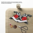 thumbnail image 1 of Gran Hierro Bordado En El Parche 11.81x8.27 Pulgadas Diseño Creativo Para Reparación Apliques De Tela De Tela Para Jeans De Ropa Mochilas Para La Pared Del Hogar Decoración, 1 of 7