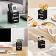 thumbnail image 5 of 2pcs Wall Mount Remote Control Holder, Tabletop Wooden Remote Caddy, TV Controller Organizer for Living Room and Nightstand, Black, 5 of 8