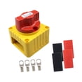 thumbnail image 3 of Interruptor de desconexión,Interruptor de desconexión de batería de 12-24 V CC para trabajo pesado,Kit de interruptor de batería Interruptor de corte de energía Amarillo,Interruptor de, 3 of 9