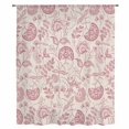 thumbnail image 2 of Abstract Spring Floral Sheer Curtains 72 Inches Long, Farmhouse Summer Botanical Light Filering Curtains, Breathable Simi Curtain Privacy Drapes for Living Room Bedroom Lightweight Window Treatment, 2 of 9