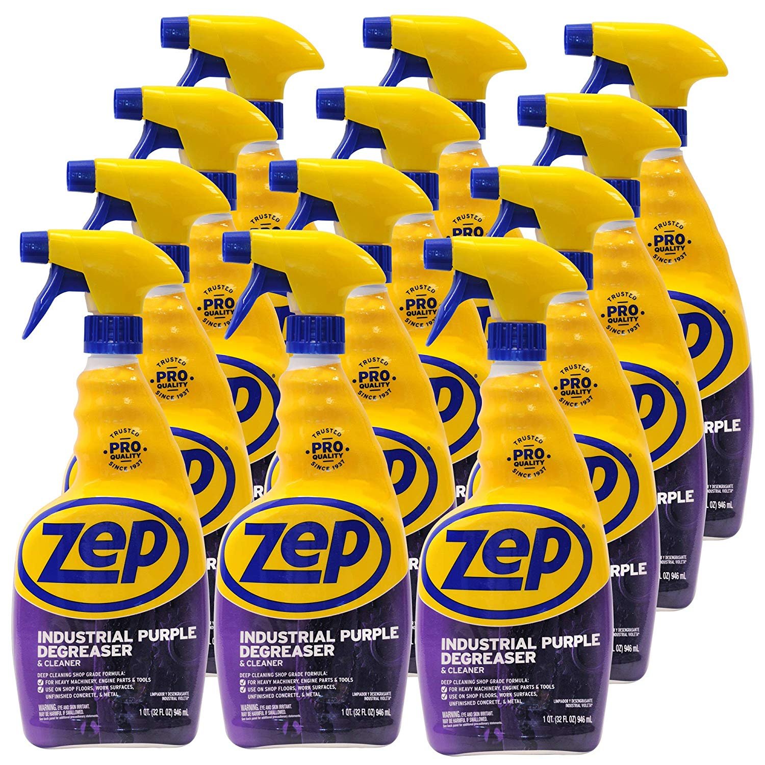 Zep Industrial Purple Cleaner Degreaser 32 Ounce R42310 (case of 12