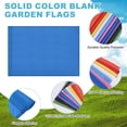thumbnail image 2 of Uxcell 1-Pack Banderas de Jardín, 39x28 Pulgadas Banderas Rectangulares Grandes en Color Sólido y en Blanco para Sublimación [Azul], 2 of 6