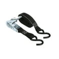 thumbnail image 5 of Hyper Tough 12 ft x 1 in Black Ratchet Tie-Down with Coated S-Hooks, 5 of 9