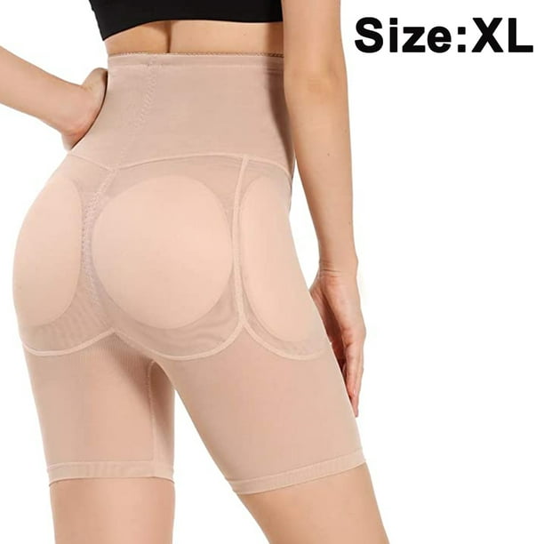 Women Hip and Butt Enhancer, 4 Removable Pads Panties High Waist Trainer  Shaper High-waisted Pants 
