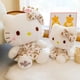 thumbnail image 4 of Sanrio - Juguetes de peluche con forma de Hello Kitty, gato, dibujos animados, almohada bonita, regalo para novia, vestido de flores, regalo de cumpleaños para niños, muñeca decorativa, 4 of 5