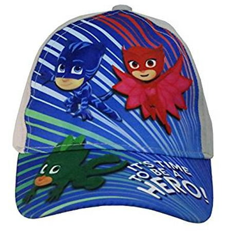 Baseball Cap - PJ Mask - Grey/Blue Youth/Kids Size Hat (Best Way To Wear A Hat)