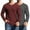 Charcoal/Wine Red, variant on COOFANDY Men's 2 Pack Henley Shirts Long Sleeve Slim Fit Casual T-Shirt Lightweight Button Soild Basic Tees
