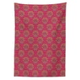 thumbnail image 3 of Ambesonne Lotus Tablecloth Rectangular Table Cover, South Paisleys, 52"x70", Multicolor, 3 of 4
