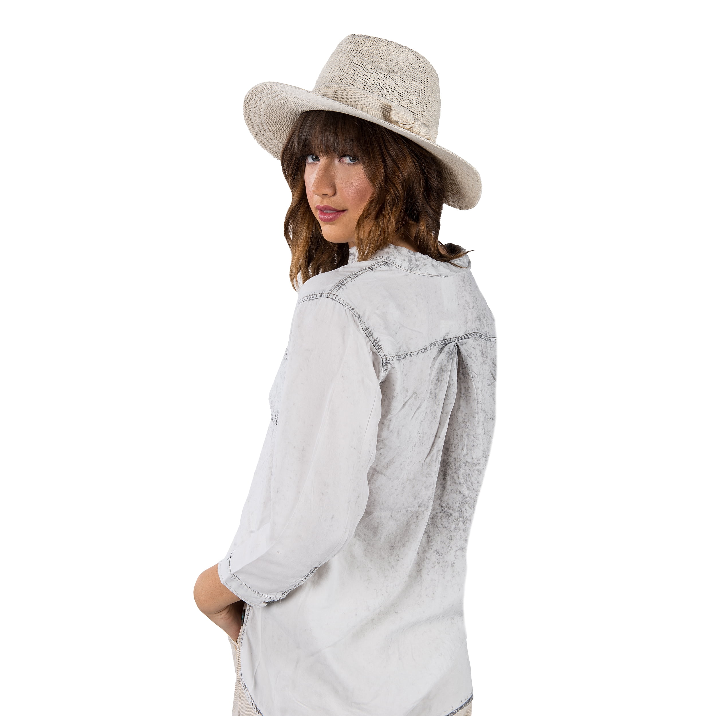 Coco Keys Women's Year Round Floppy Straw Sun Hat and Foam Flip Flop Sandals Set US Women's Shoe Sizes 7-10
