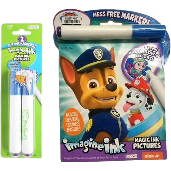 Bendon Inc. Imagine Ink Coloring Book With 2 Pack Markers (Paw Patrol)