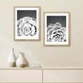 thumbnail image 4 of PixonSign Framed Wall Art Texas Succulent Cactus Posters, Set of 2 Black & White Desert Plants Photography Illustrations Wall Decor, Adhesive Canvas Prints for Home Decor - 11"x14" Natural, 4 of 5