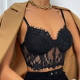 thumbnail image 4 of Summer Tops for Women Too Women Bodysuit with Shelf Bra Control Top Camisoles Camp Top Little Dip Tops Crop 2017 Crop Shirt Pack Button Set Cycling Lingerie Corset Lace Black L, 4 of 8