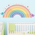 thumbnail image 2 of Advancent Wall Sticker Cartoon Rainbow Hand-Painted Self-adhesive Beautify Home Wallpaper Kids Art Child Living-Room Decals Nursery Type3, 2 of 6