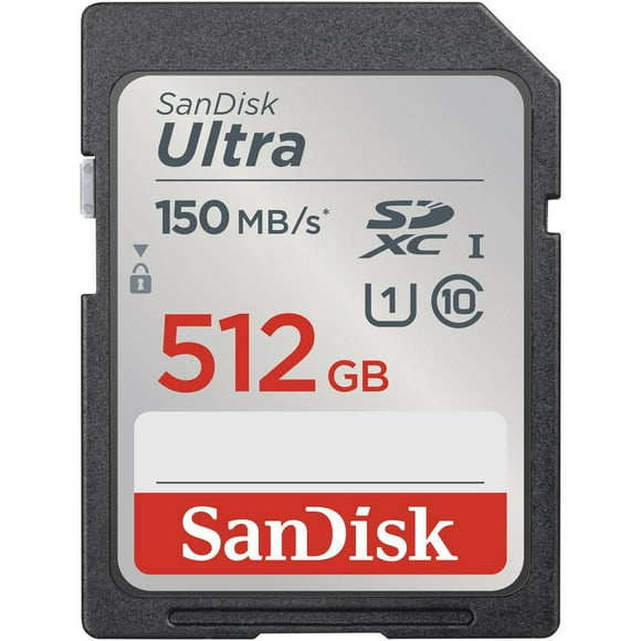 Carte SanDisk Ultra® SDXC™ UHS-I, 512 Go* Mémoire SanDisk 512 Go