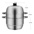 thumbnail image 4 of Vaporizador VONOTO de acero inoxidable de 8.5 cuartos de galón con tapa de vidrio templado, 4 of 9