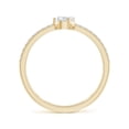 thumbnail image 2 of ANGARA Natural 0.4 Ct. Diamond Classic Stackable Ring in 14K Yellow Gold for Women (Ring Size: 3.5), 2 of 9