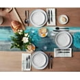 thumbnail image 2 of St. Patricks Day Table Runner Kitchen r Clover Lucky Table Runners Shamrock Table Runner for Party Farmhouse Home r, 2 of 5