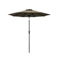 thumbnail image 1 of Four Seasons Courtyard 9 Foot Outdoor Backyard Patio Market Umbrella, Taupe, 1 of 8