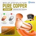 thumbnail image 3 of Cat6 Plenum 1000ft Ethernet Cable – 100% Pure Copper, CMP Rated, 23AWG UTP, 550MHz, 10Gbps | High‑Speed Bulk Network Cable | Easy Pull Box - Blue, 3 of 4