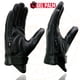 thumbnail image 5 of Milwaukee Leather MG7510 Guantes de mano para motocicleta de muñeca corta con palma acolchada de gel de cuero negro para hombre con cubierta de panel completo - Grande, 5 of 5