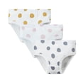 thumbnail image 1 of SILVERCELL Three Packs Toddler Underwear Little Girls Cotton Breathable Briefs Undies 4-10 Years Old, 1 of 8