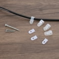 thumbnail image 5 of R-Type Cable Clamps, 10.4mm 0.4 Inch Cable Organizer Cord Clips Black, 500pcs, 5 of 5