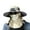 khaki, variant on Sun Hat with Cooling Fan and Mask, Sun Hat with Solar Power Fan, Facial All-round UV Protection and Cooling Hat, Must-have for Outdoor Activities in Summer