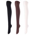 thumbnail image 5 of Lovely Annie Women's 3 Pairs Over Knee High Thigh High Cotton Socks Size 6-9 A1024, 5 of 9