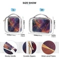 thumbnail image 4 of ALAZA Colorful and Elegant Background Clear Cosmetic Bag Makeup Bags 2 PCs Toiletry Case Waterproof Travel Organizer, 4 of 7