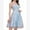 Light Blue, variant on IDOPIP Women Spaghetti Strap Floral Lace Bridesmaid Cocktail Party Dress Wedding Guest Prom Dress