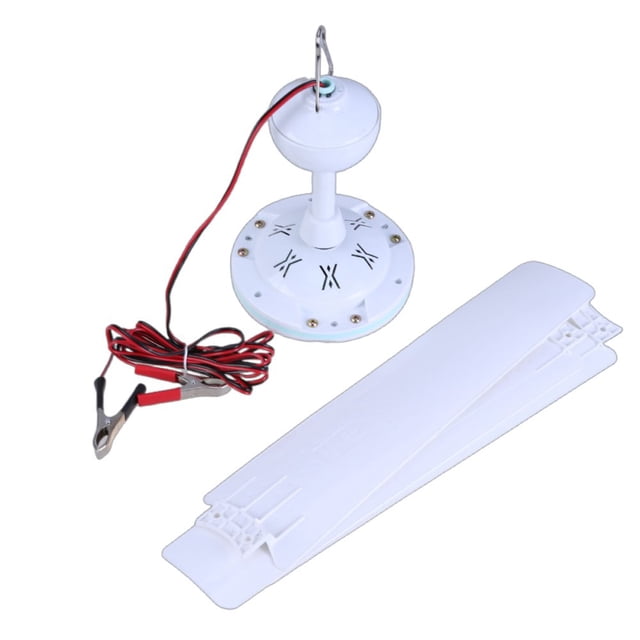 HLONK DC12V Ceiling Fan 35‘‘/41‘‘ Hanging Ceiling Fan 3Leaves Hanging Fan