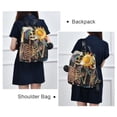 thumbnail image 4 of FORMRS Women's Travel Backpack Purse Anti-Theft Hidden Pockets Casual Shoulder Bag, Skeleton with Sun, 4 of 7