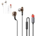 thumbnail image 3 of RM-670 Wired Earbuds In-Ear Headphones Stereo Sound Quality Transparent Design Earphones for All 3.5mm Jack Devices, 3 of 7