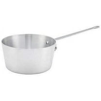 Winco ASP-5, 5-Quart 5.2-Inch High 9.8-Inch Diameter Aluminum Sauce Pan with Helper Handle, NSF
