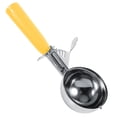 thumbnail image 2 of Niady Steel Spoon,Practical Stainless Steel Fruit Ice Cream Scoop Spoon with Plastic Handle Kitchen Tool (5.5cm), 2 of 7