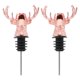 thumbnail image 1 of 2pcs Cabeza de venado Vino Pourper Stoppers Accesorio de vino para el hotel para fiestas en casa, 1 of 6
