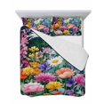 thumbnail image 7 of Watercolor Spring Floral Full Size Down Alternative Comforter, Lightweight Comforter Quilt Bedding Set with Pillow Shams Farmhouse Flowers Colorful All Seasons Bed Comforter Duvet Insert 78"x90", 7 of 7