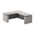 thumbnail image 1 of Scranton & Co Engineered Wood 72W x 78D L-Shaped Standing Desk in Platinum Gray, 1 of 8