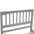 thumbnail image 6 of Tcbosik Twin Wood Platform Bed with Headboard & Footboard – No Box Spring Needed, Gray, 6 of 7