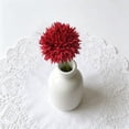 thumbnail image 5 of HonestMatter Faux Dandelion Flowers, Round Spherical Artificial Floral for Vase, Realistic Silk Home Decor for Living Room Table Centerpieces, Red, 1 Piece, 5 of 7
