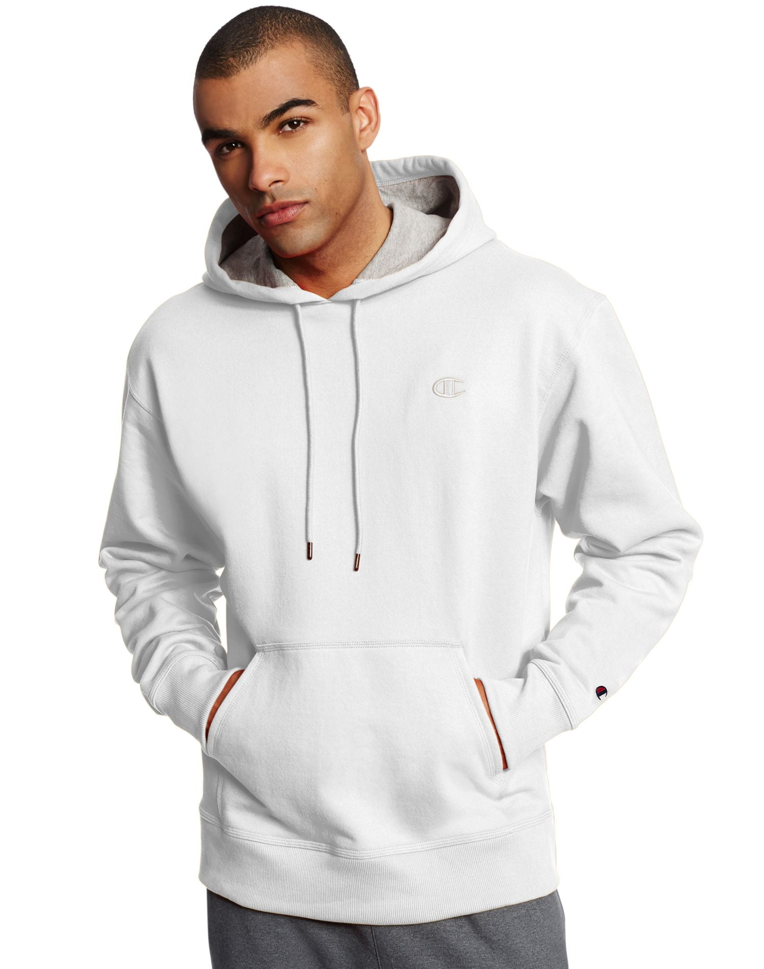 champion men's powerblend fleece sweatshirt