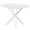 White, variant on GZXS 42.1" Mid-Century Round Dining Table for 4-6 People, with Walnut Finish MDF Top and Metal Cross Legs, Modern Kitchen Table for Dining Room, Living Room