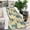 Border Collie, variant on Boston Terrier Dog and Flower Florals Blanket,Comfortable Soft Flannel Throw Blanket,All Season,Warm Lightweight Blankets for Sofa Bed Couch Living Room Chair,30"x40"(80x100cm)