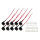 thumbnail image 1 of Unique Bargains Juego de 10 fusibles universales estándar de 32 V, kit de fusibles de grifo con fusibles estilo cuchilla de 25 A para automóviles y barcos, 1 of 8