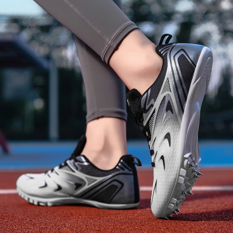 Mens Womens Boys Girls Spikes Athletics Racing Running Shoes Track and Field Sneaker