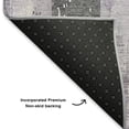 thumbnail image 5 of Addison Rugs Mayfield Premium Machine Washable Transitional Stripes Lavender Rectangle Rug, 3' x 5', 5 of 7