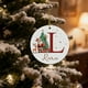 thumbnail image 1 of Adornos navideños, 26 letras, adornos colgantes para árbol de Navidad, adornos navideños personalizados, adornos navideños DIY, decoración navideña, decoración colgante para árbol de Navidad, artículo, 1 of 5