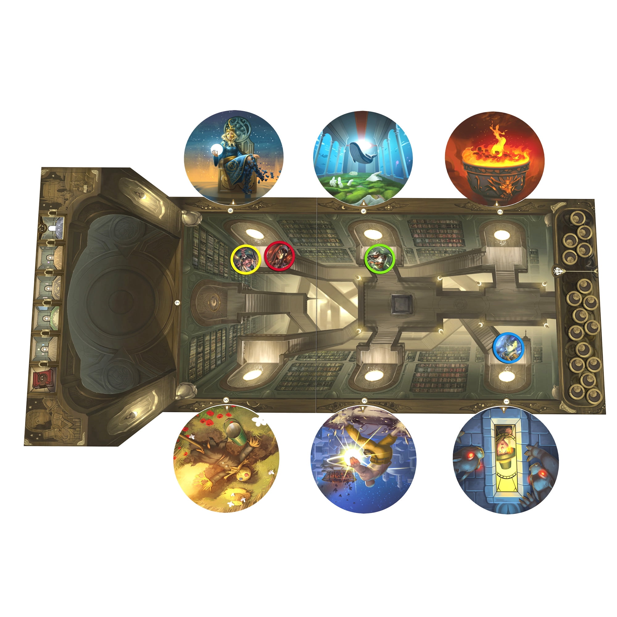 Obscurio Strategy Board Game for Ages 10 and up, from Asmodee
