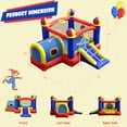 thumbnail image 2 of Patiojoy Kids Inflatable Bounce House Jump Bouncer Slide Castle Ball Pit without Blower, 2 of 9