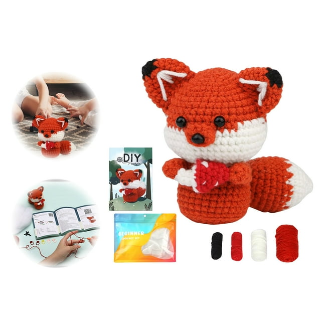 Product Classification DIY Knitting and Kit for Beginners - Animal Kit with Step By Step Video Tutorials and Complete Accessories for Adults
